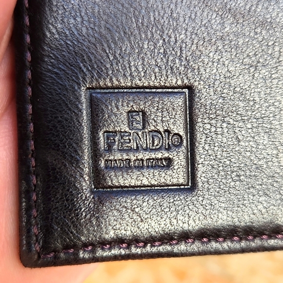 Fendi Pequin Double Snap Wallet - Picture 9 of 10